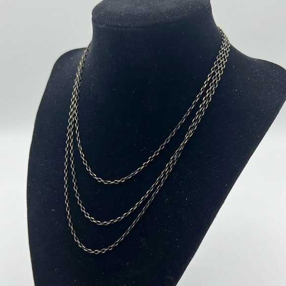 BLACK & GOLD STRAND NECKLACES - Picture 1 of 7